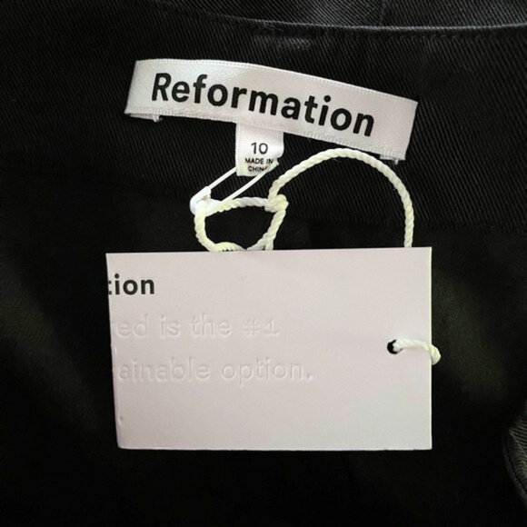 NEW Reformation Cairo Maxi Skirt Black 10 - Picture 11 of 17